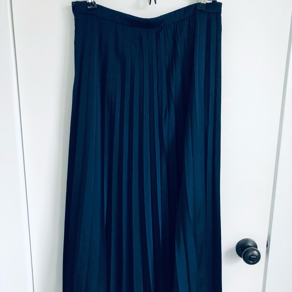 J.Crew Pleated Midi Skirt